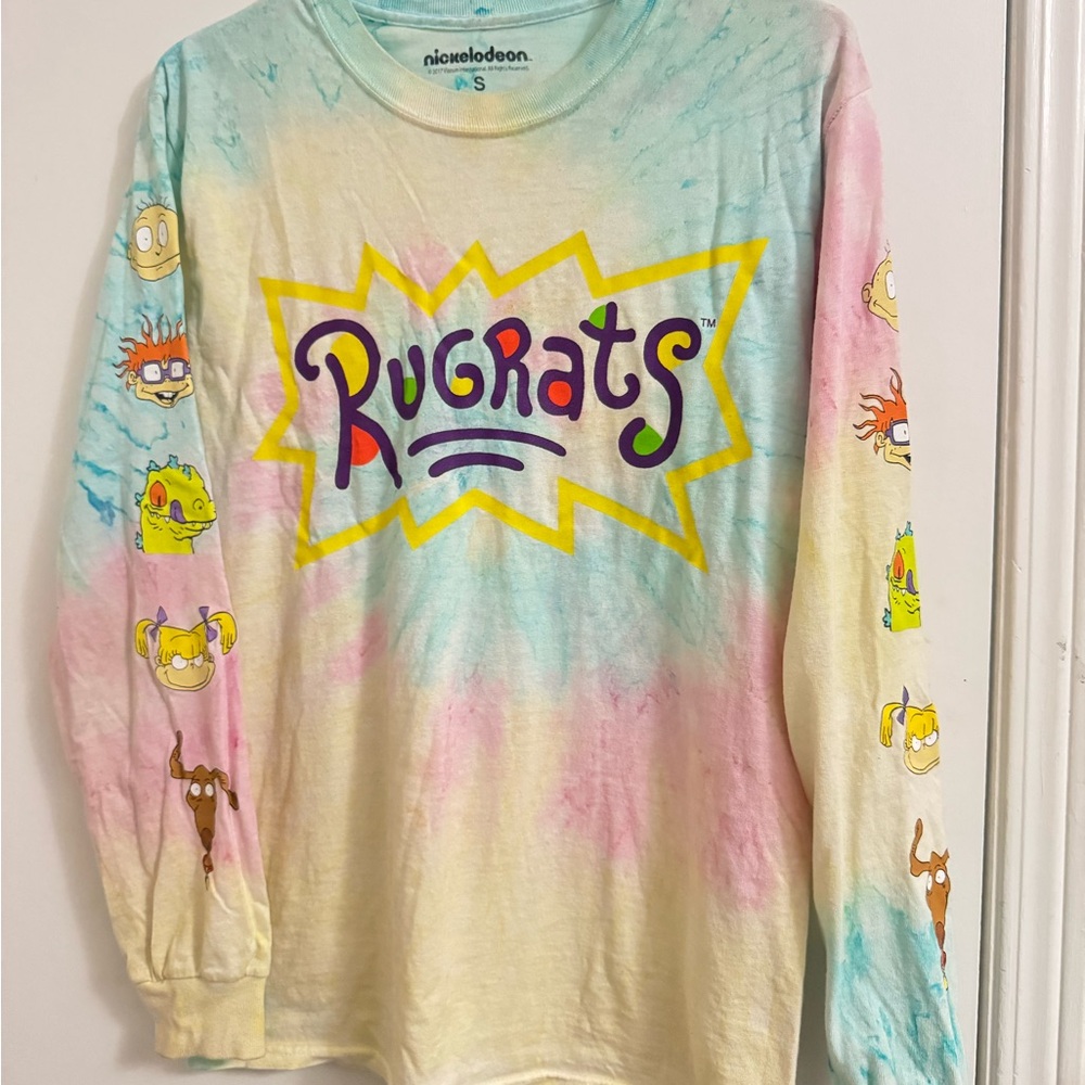 Nickelodeon Rugrats Tie-Dye Kids Long Sleeve Shirt